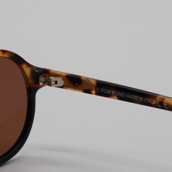 NEW TOM FORD HARRISON TF755 56E AVIATOR SUNGLASSES TOM FORD TF755/S BROWN - Picture 9 of 10